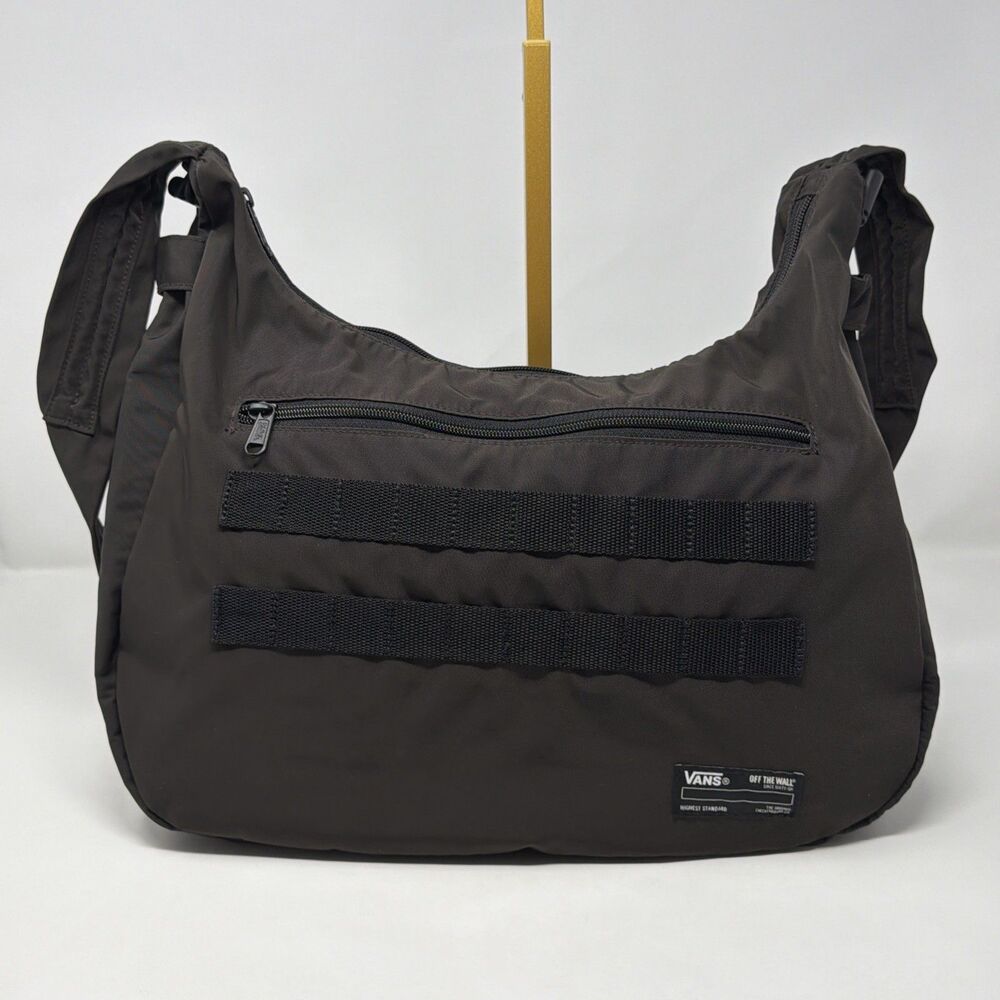 Vans Offshoot Messenger Bag Black Utility Techwear Crossbody